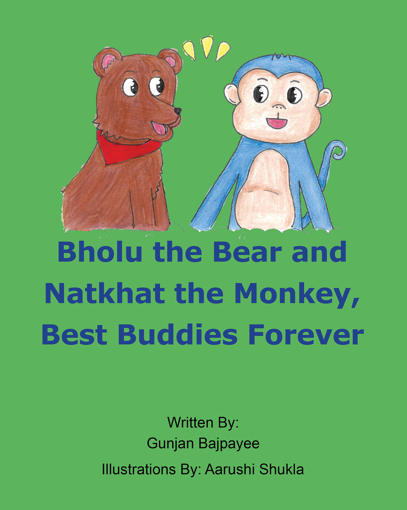 Bholu the Bear and Natkhat the Monkey, Best Buddies Forever Cover Image