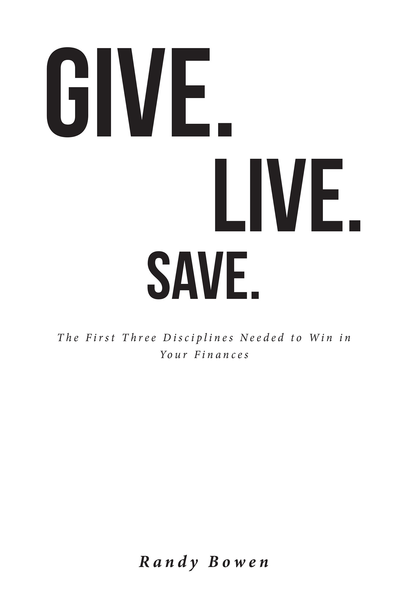 Give. Live. Save. Cover Image