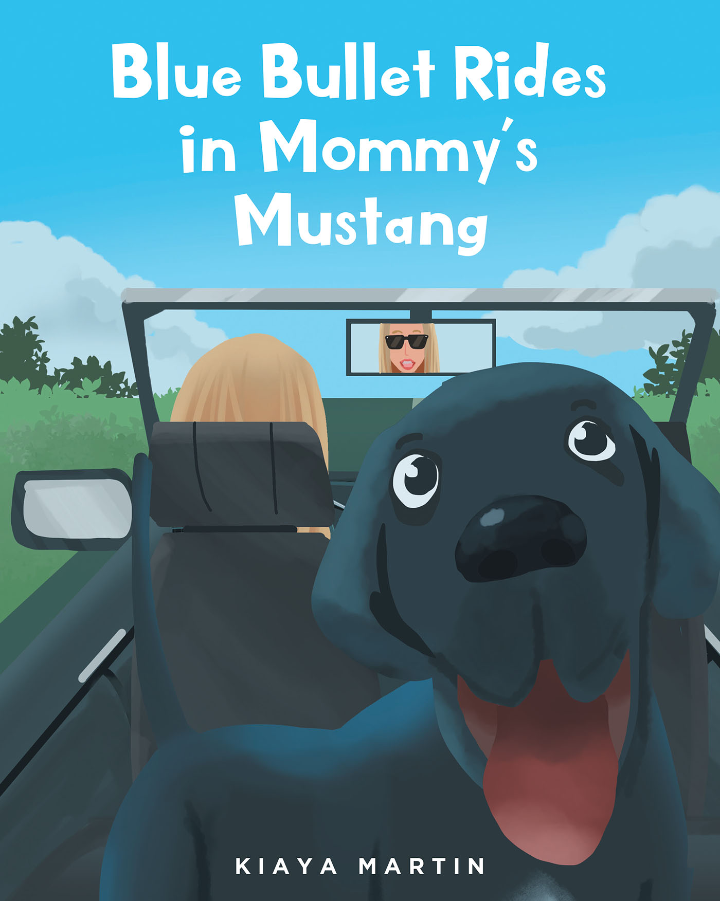Blue Bullet Rides in Mommy's Mustang Cover Image
