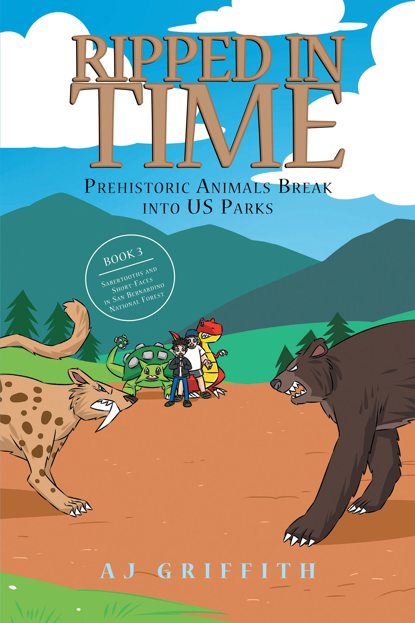 Prehistoric Animals Break into US Parks Book 3 Cover Image