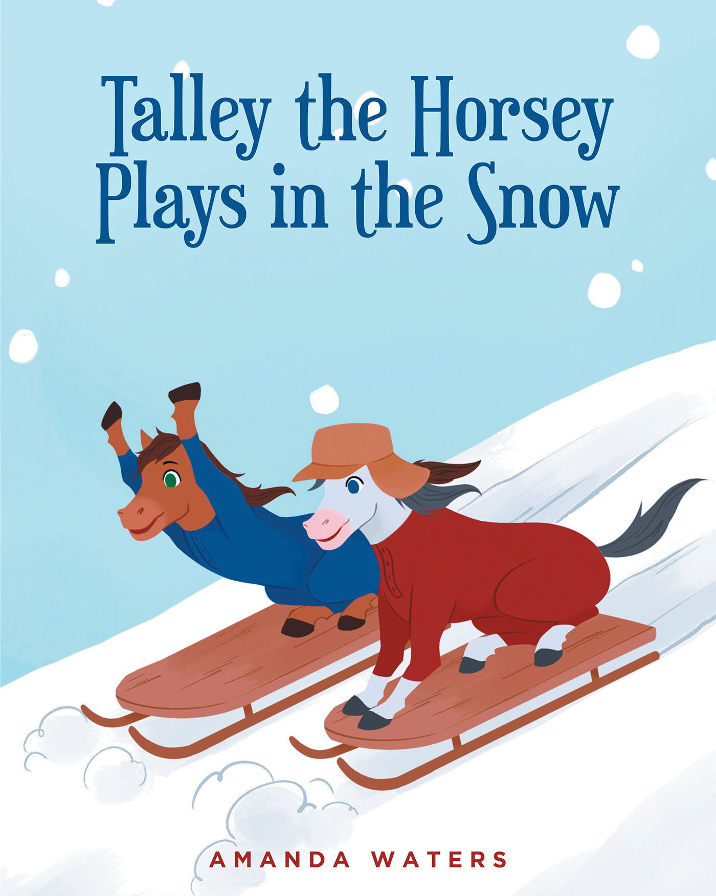 Talley the Horsey Plays in the Snow Cover Image