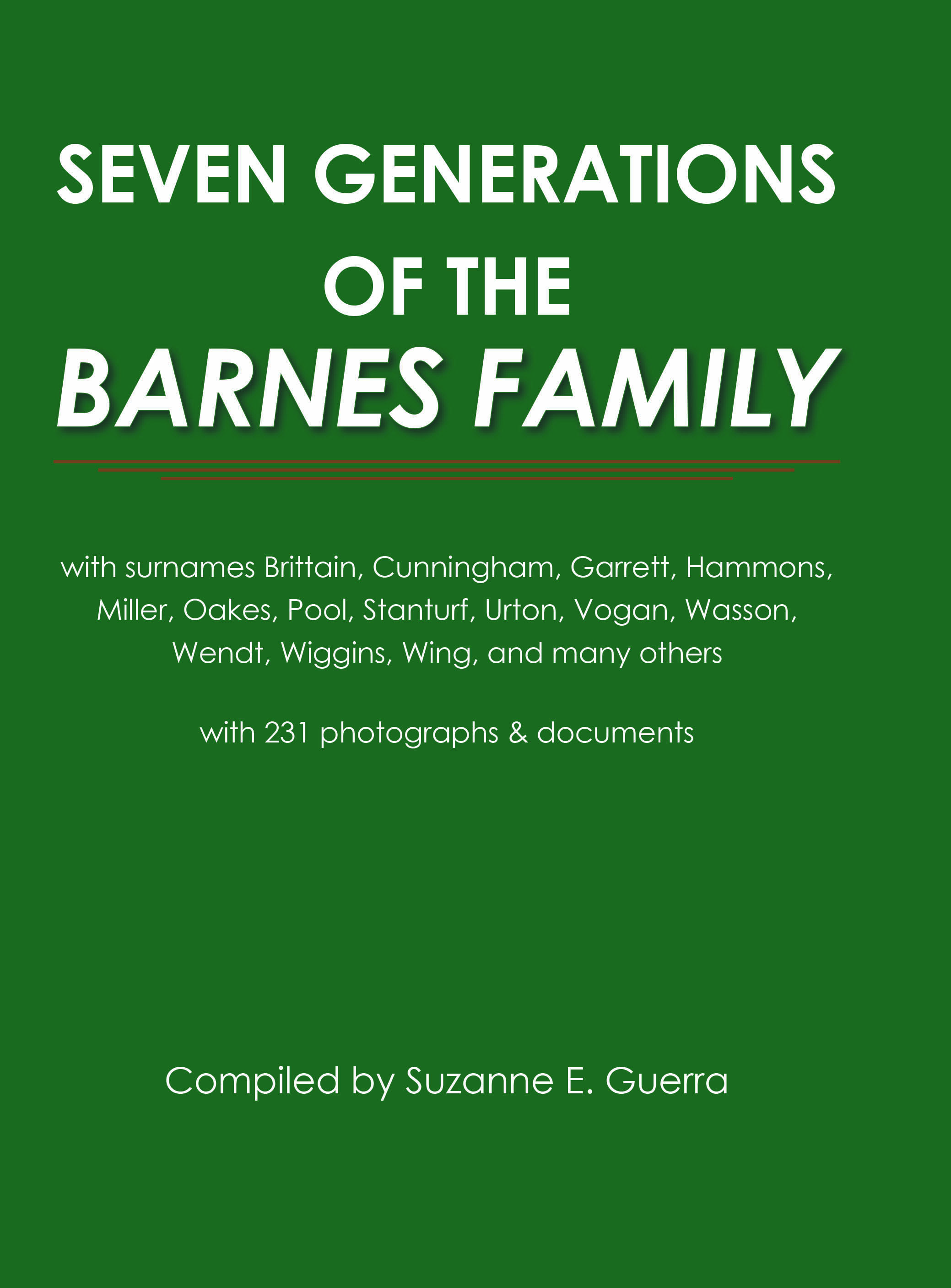 Seven Generations of the Barnes Family Cover Image