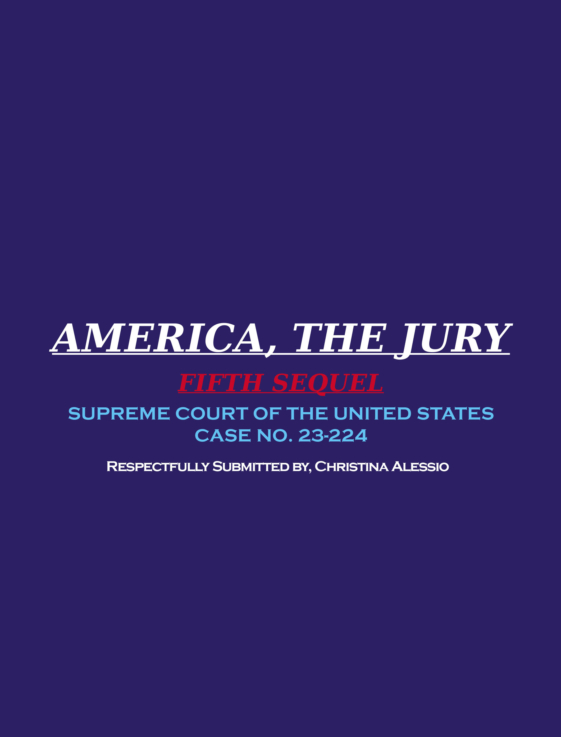 America, The Jury - Fifth Sequel Cover Image