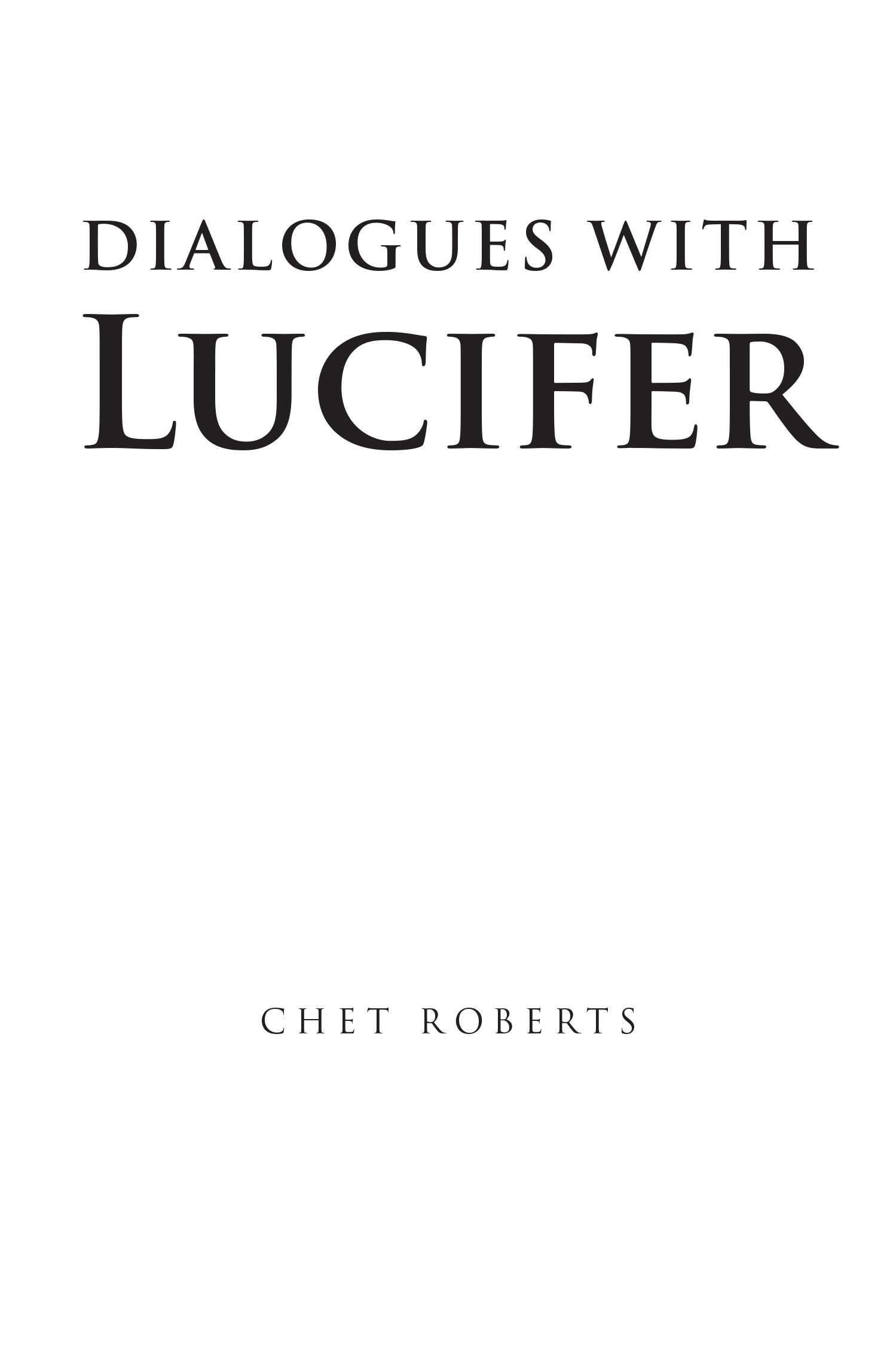 Dialogues with Lucifer Cover Image